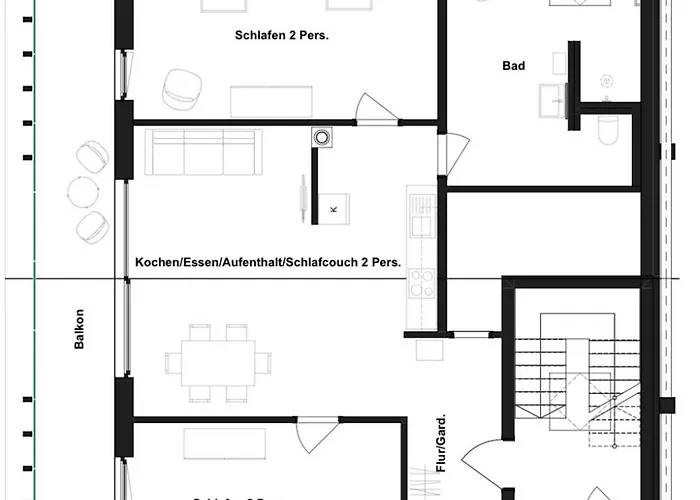 - Modern - Ausblick - Bodenseehinterland Lägenhet *